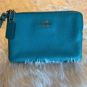 Coach Teal Wristlet
